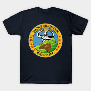 Smoky Mountain Wrestling Logo T-Shirt