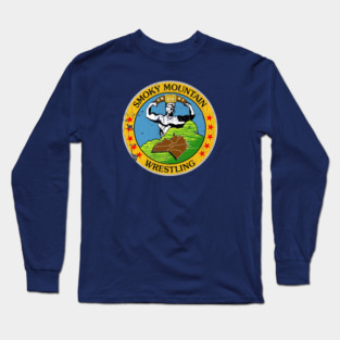 Smoky Mountain Wrestling Logo Long Sleeve T-Shirt