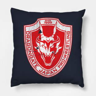 Dragon Gate Pro-Wrestling Shield Logo Pillow