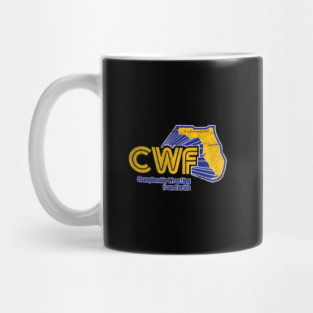 Championship Wrestling from Florida Logo Mug
