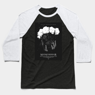 Midsommar Black And White Baseball T-Shirt