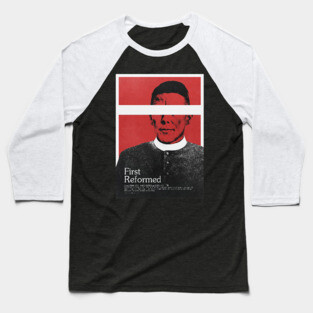 First Reformed Red Baseball T-Shirt
