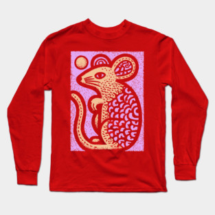 Year of the Rat | Pastel Chinese Zodiac Long Sleeve T-Shirt