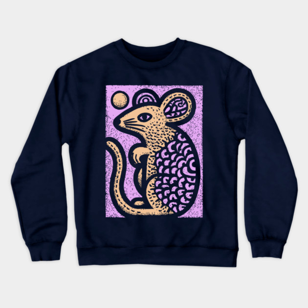 Year of the Rat | Pastel Chinese Zodiac Crewneck Sweatshirt by TuncGK