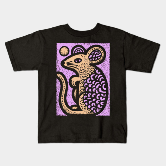 Year of the Rat | Pastel Chinese Zodiac Kids T-Shirt by TuncGK