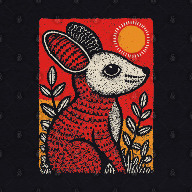 Cozy Mouse | The Little Red Folk Art Critter by TuncGK
