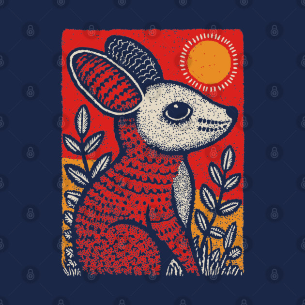 Cozy Mouse | The Little Red Folk Art Critter by TuncGK