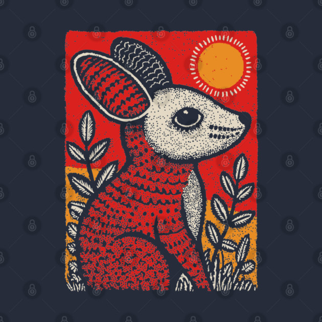 Cozy Mouse | The Little Red Folk Art Critter by TuncGK