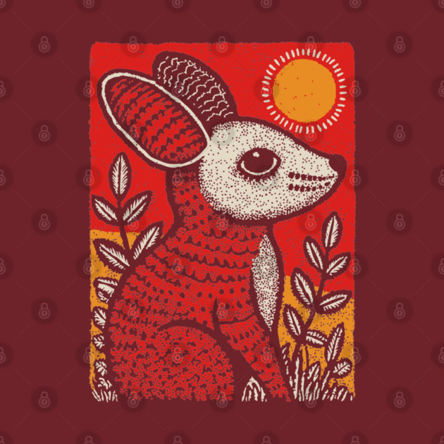 Cozy Mouse | The Little Red Folk Art Critter by TuncGK