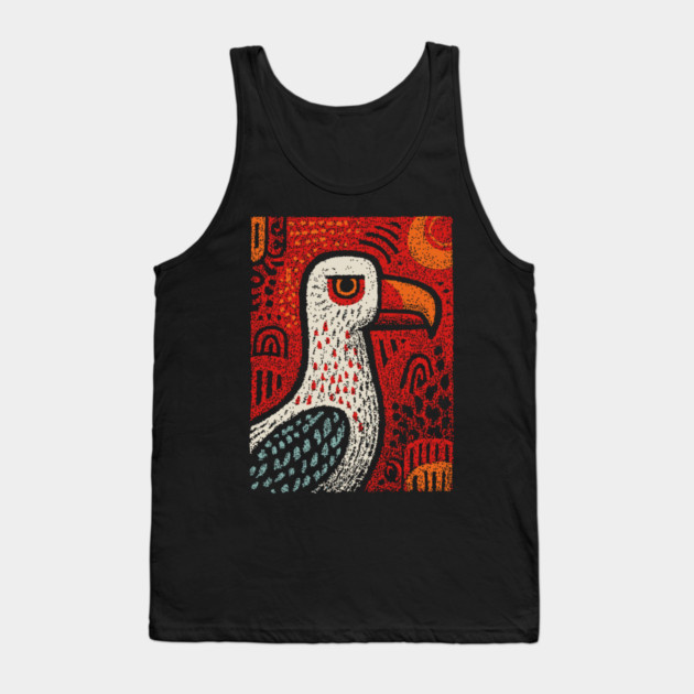 Seaside Seagull | The Coastal Drifter Tank Top by TuncGK