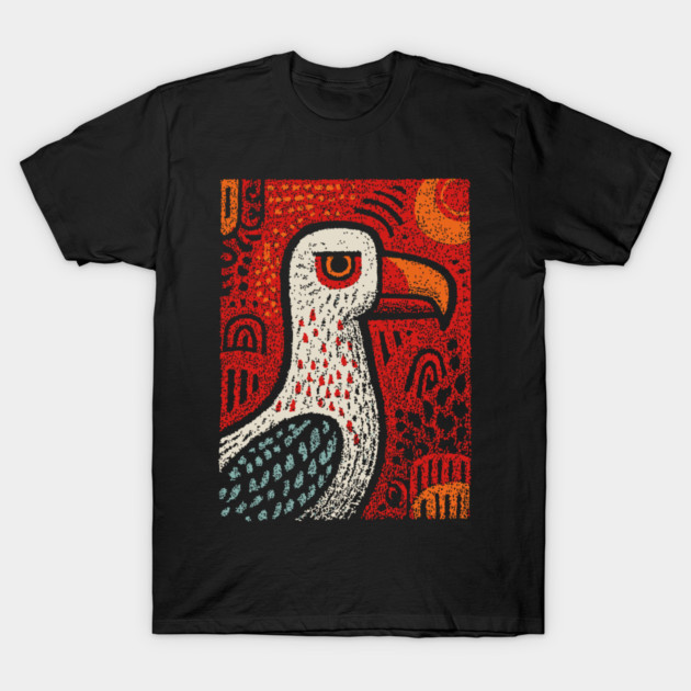 Seaside Seagull | The Coastal Drifter T-Shirt by TuncGK
