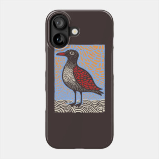 Folk Art Seagull | The Chip Thief of the Pier Phone Case
