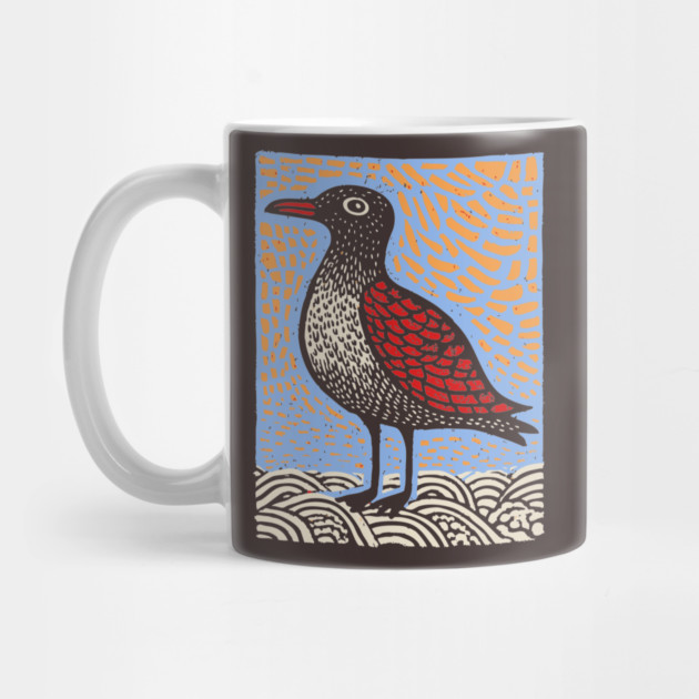 Folk Art Seagull | The Chip Thief of the Pier by TuncGK