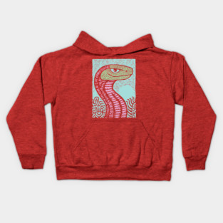 Serpentine Deceiver | The Garden of Eden Serpent Kids Hoodie