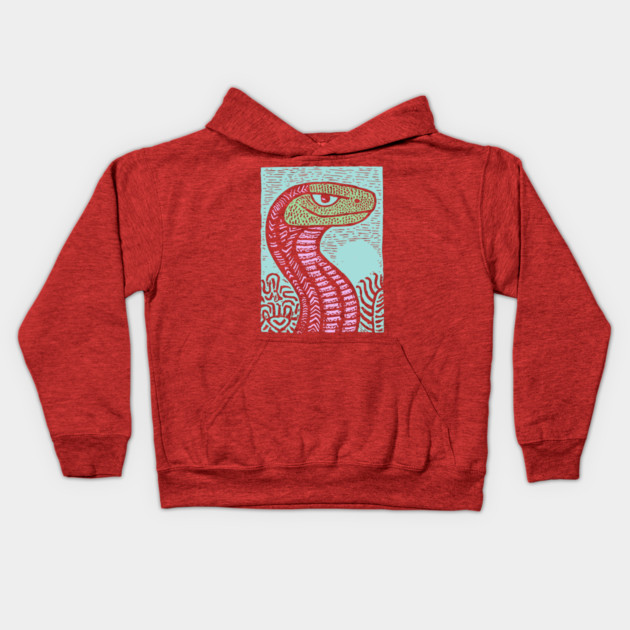 Serpentine Deceiver | The Garden of Eden Serpent Kids Hoodie by TuncGK