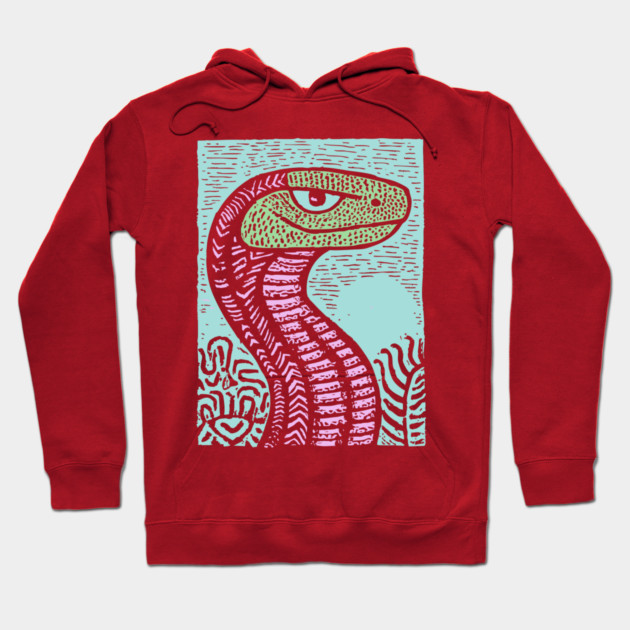 Serpentine Deceiver | The Garden of Eden Serpent Hoodie by TuncGK