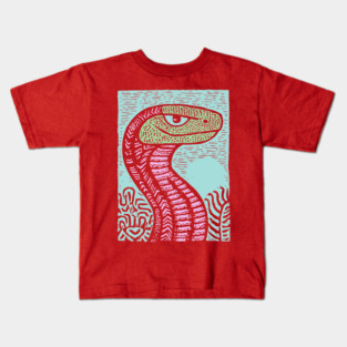 Serpentine Deceiver | The Garden of Eden Serpent Kids T-Shirt