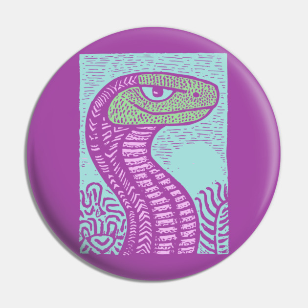 Serpentine Deceiver | The Garden of Eden Serpent Pin by TuncGK