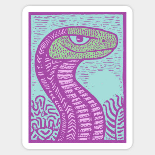 Serpentine Deceiver | The Garden of Eden Serpent Sticker