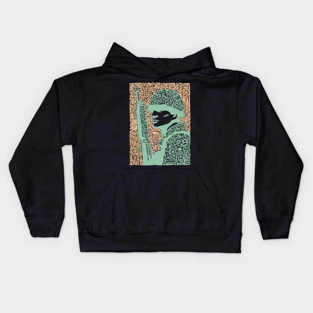 Abstract Soldier | The Stoic Infantryman Kids Hoodie by TuncGK