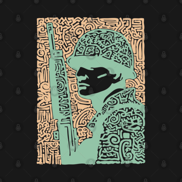 Abstract Soldier | The Stoic Infantryman by TuncGK