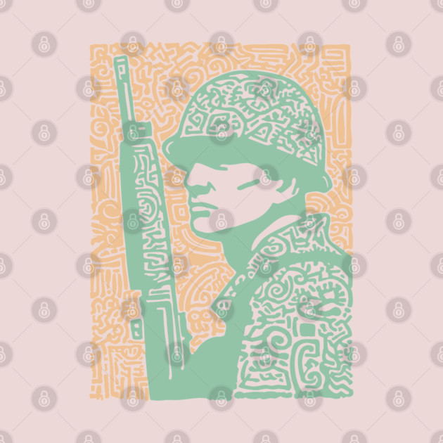 Abstract Soldier | The Stoic Infantryman by TuncGK