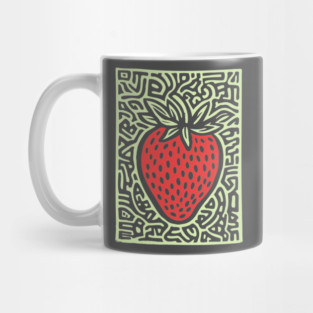 Psychedelic Strawberry | The Summer Solstice Fruit Mug