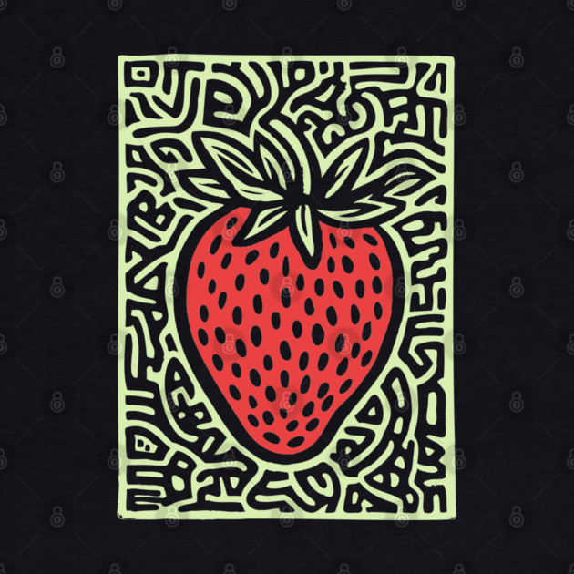 Psychedelic Strawberry | The Summer Solstice Fruit by TuncGK