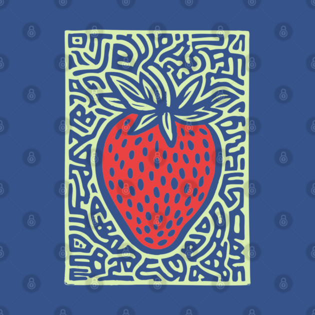 Psychedelic Strawberry | The Summer Solstice Fruit by TuncGK