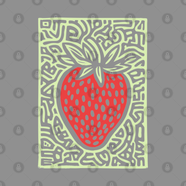 Psychedelic Strawberry | The Summer Solstice Fruit by TuncGK