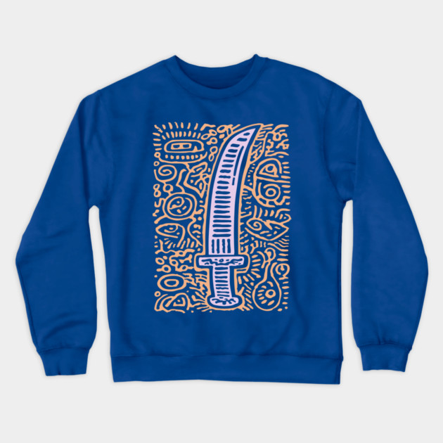 Mythical Sword | The Legendary Cursed Blade Crewneck Sweatshirt by TuncGK