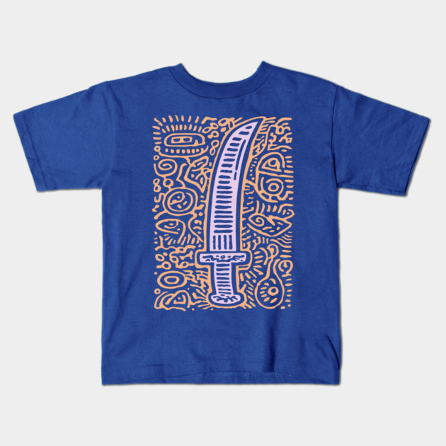 Mythical Sword | The Legendary Cursed Blade Kids T-Shirt by TuncGK