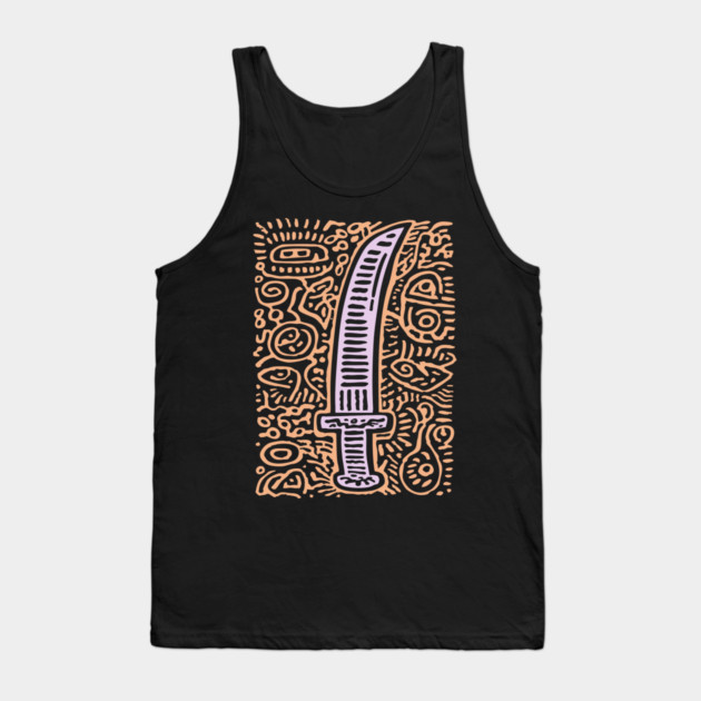 Mythical Sword | The Legendary Cursed Blade Tank Top by TuncGK
