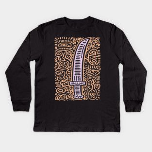 Mythical Sword | The Legendary Cursed Blade Kids Long Sleeve T-Shirt