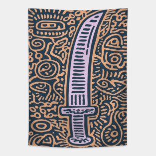 Mythical Sword | The Legendary Cursed Blade Tapestry