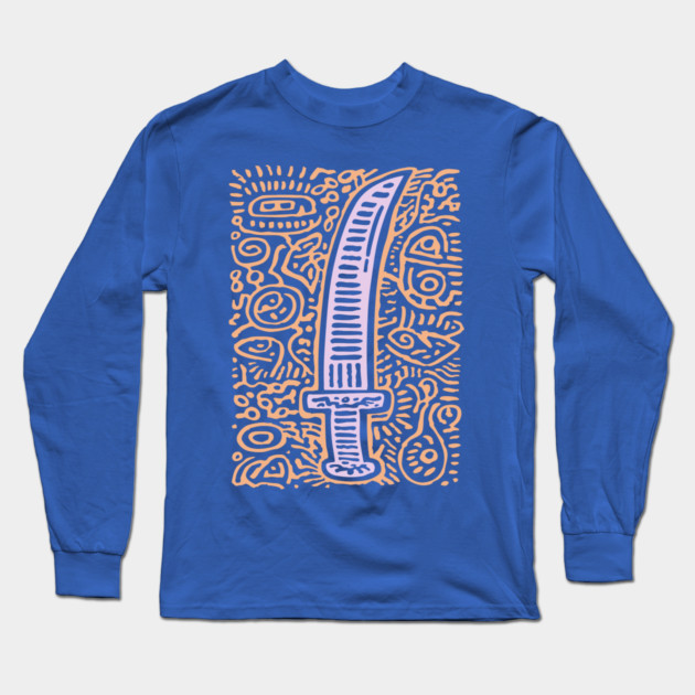 Mythical Sword | The Legendary Cursed Blade Long Sleeve T-Shirt by TuncGK