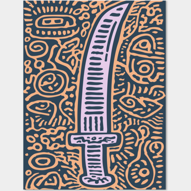 Mythical Sword | The Legendary Cursed Blade Wall Art by TuncGK