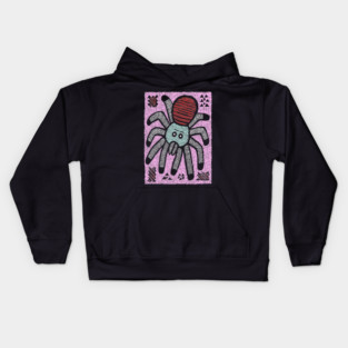 Whimsical Tarantula | The Friendly Arachnid Kids Hoodie
