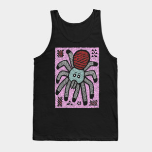 Whimsical Tarantula | The Friendly Arachnid Tank Top