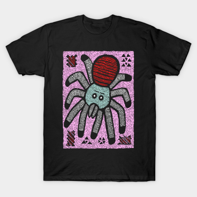 Whimsical Tarantula | The Friendly Arachnid T-Shirt by TuncGK