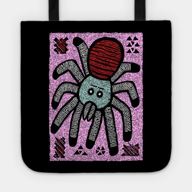 Whimsical Tarantula | The Friendly Arachnid Tote by TuncGK