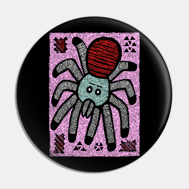 Whimsical Tarantula | The Friendly Arachnid Pin by TuncGK