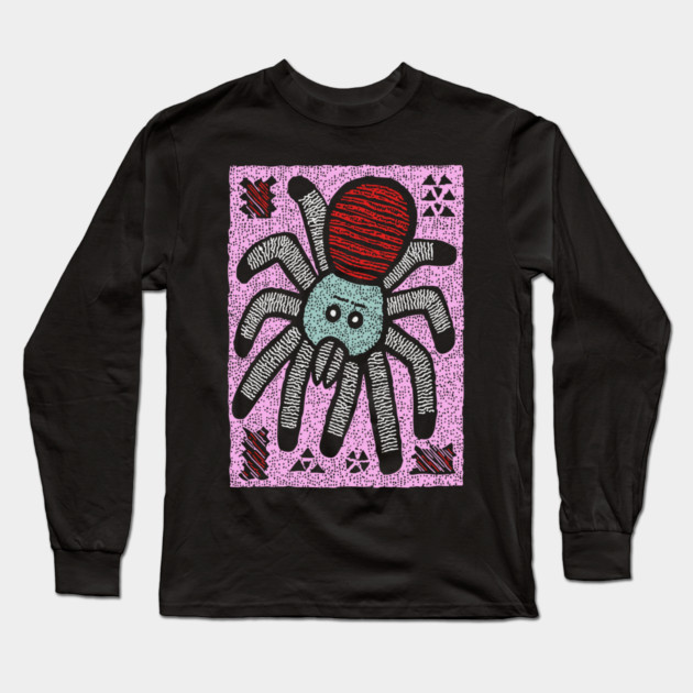 Whimsical Tarantula | The Friendly Arachnid Long Sleeve T-Shirt by TuncGK