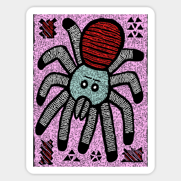 Whimsical Tarantula | The Friendly Arachnid Magnet by TuncGK