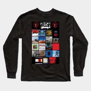 Completed Collection The Album Cover of Rush Band Music Long Sleeve T-Shirt