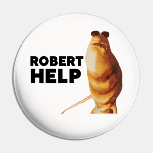 Robert Help Marcus The Worrm Pin