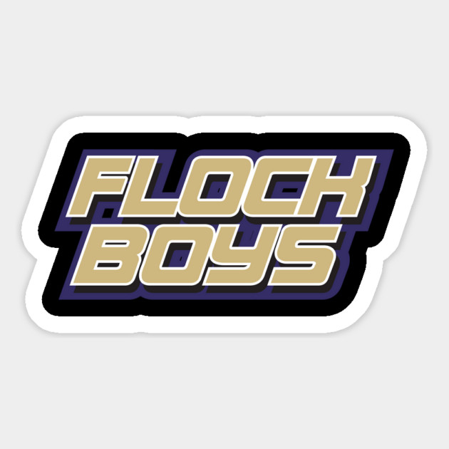 Flock Boys Baltimore Ravens Magnet by stayfrostybro