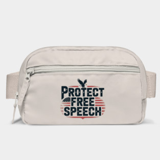 Protect Free Speech Eagle American Flag Bag