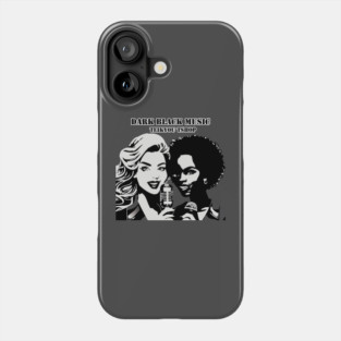 DARK BLACK MUSIC Phone Case