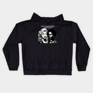DARK BLACK MUSIC Kids Hoodie